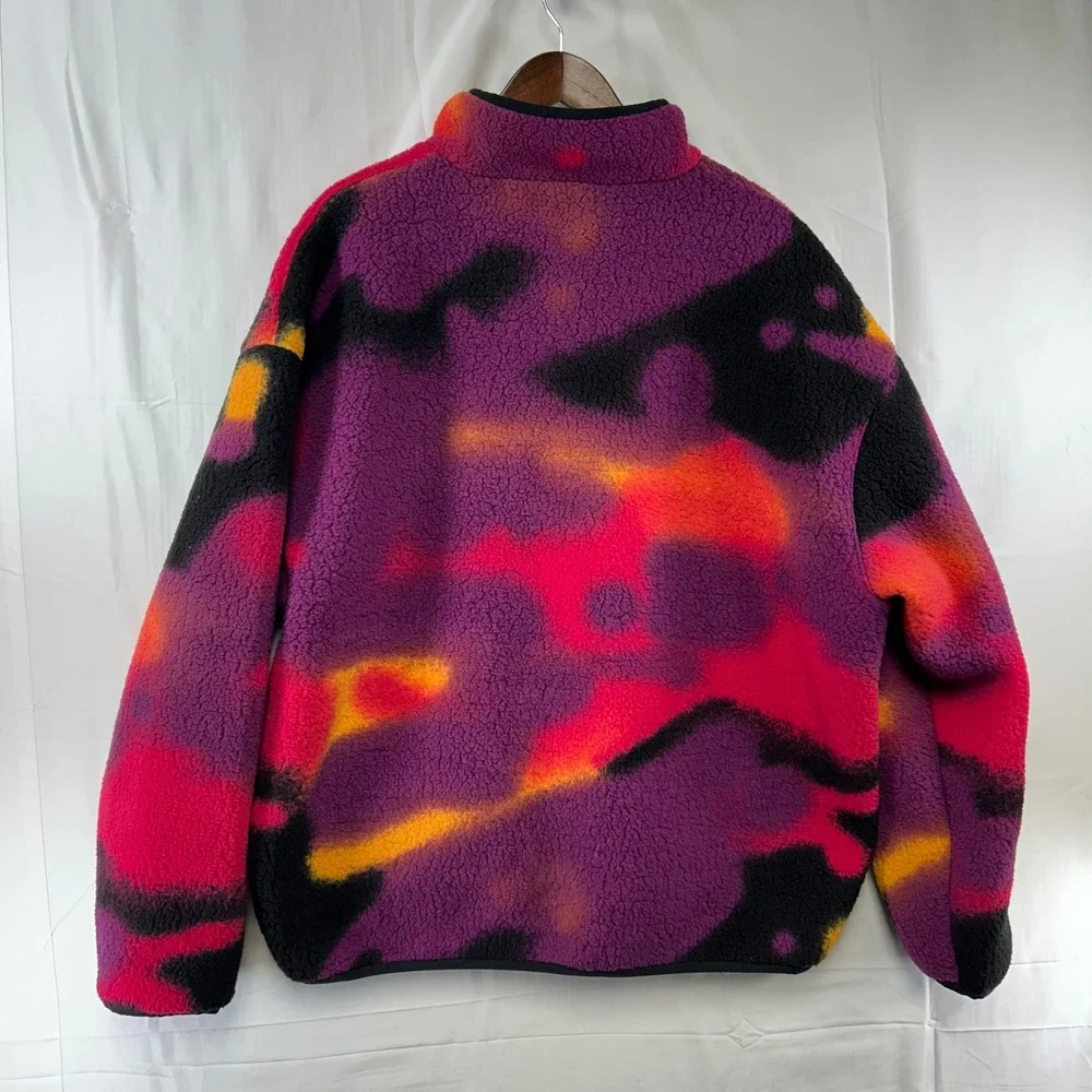 Jordan Full-Zip Fleece Jacket Mens XL Multi-Color Flight Heritage Sherpa DV1611